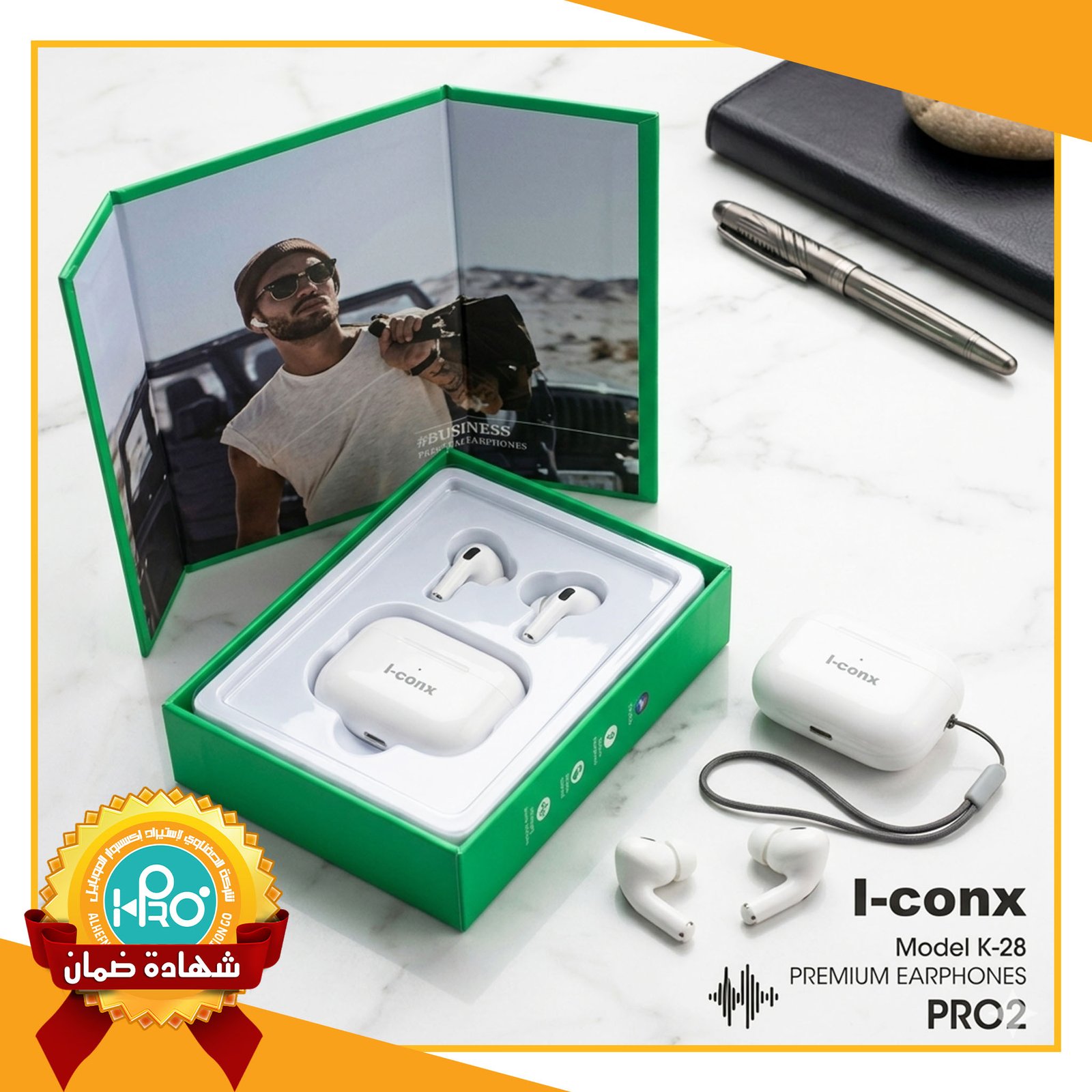 ايربود PRO 2 اصلية شركة I-CONX MODEL : K-25