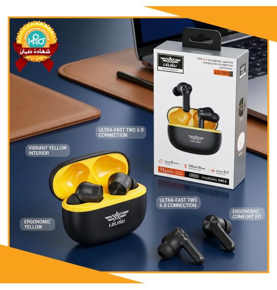 ايربود اصلية شركة LELISU LS-TW8  عزل ضوضاء 4 مايك