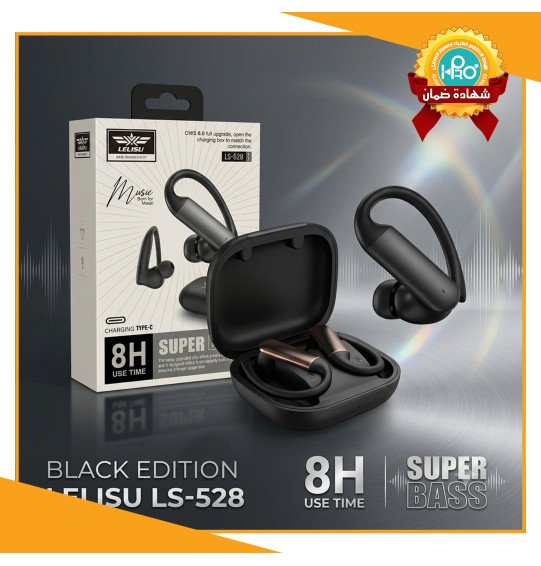 ايربود رياضية اصلية شركة LELISU LS-528 عزل ضوضاء 4 مايك