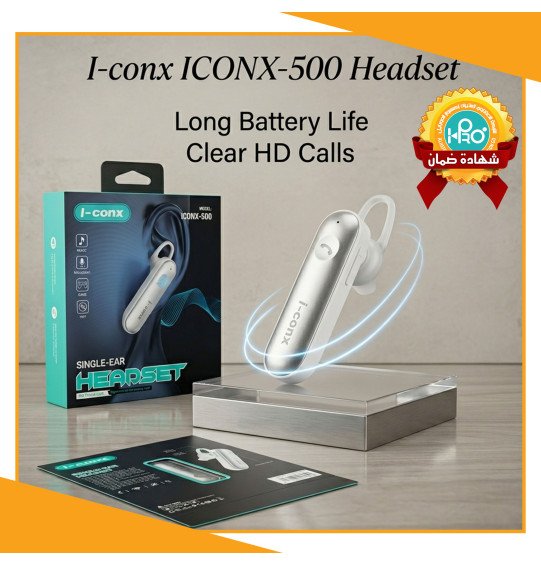 سماعه بلوتوث اصلية شركة I-CONX MODEL - 500