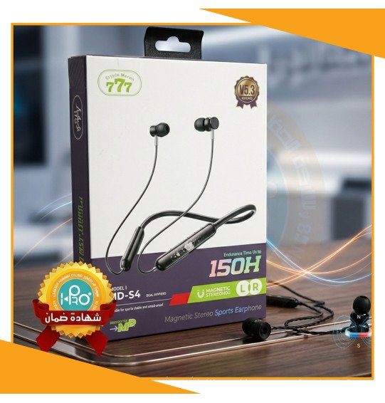 سماعه طوق بلوتوث اصلية شركة TRIPL SEVEN 777 MD-S4 