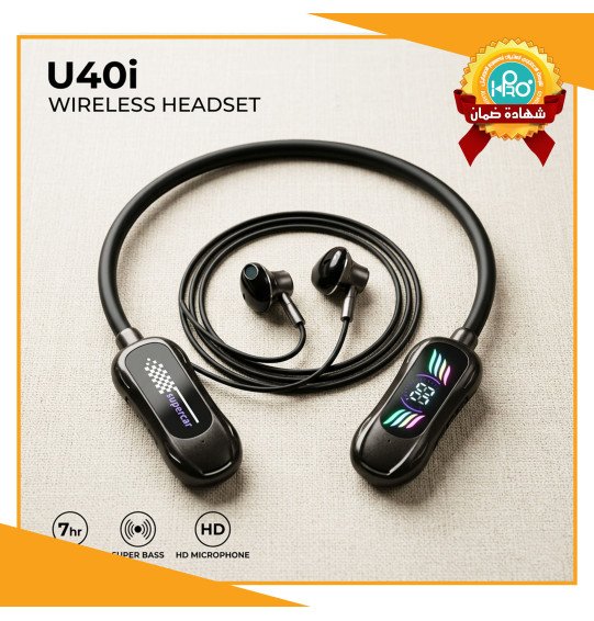 سماعه طوق بلوتوث بشاشة SOUND CORE U40I 