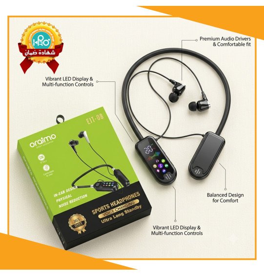 سماعه طوق بلوتوث ORAIMO EIT-08