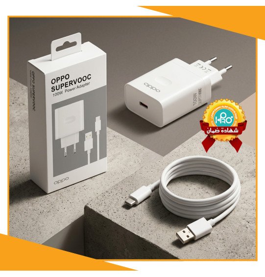 شاحن تايب سى 100 وات OPPO SUPER VOOC MODEL : VCBAOBCH