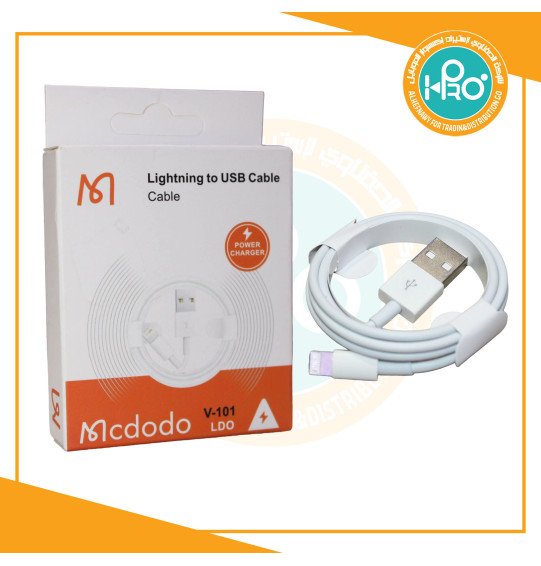 كابل ايفون 7 اصلى شركة MCDODO V-101