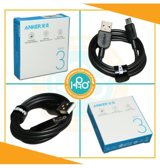 كابل مايكرو ANKER SERIES 3 MODEL : A18A1614