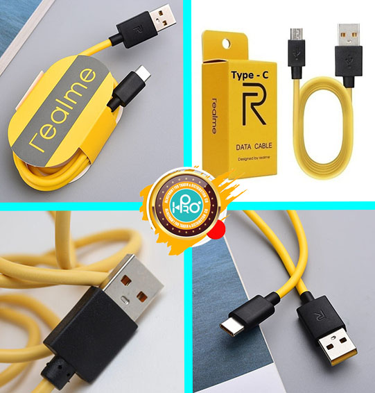 كابل تايب سى REALME YELLOW 