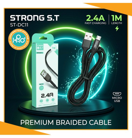 كابل مايكرو معدن اصلى شركة STRONG ST-DC11