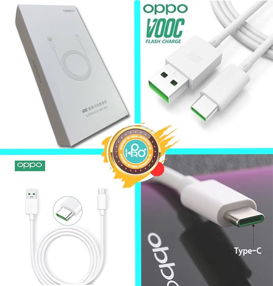 كابل تايب سى OPPO VOOC DL133 الاصلى سوبر فوك الباكيت الطويل  