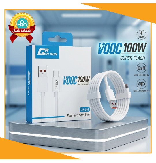 كابل تايب سى اضلى شركة 100 وات سوبر فوك GO RUN GR-009