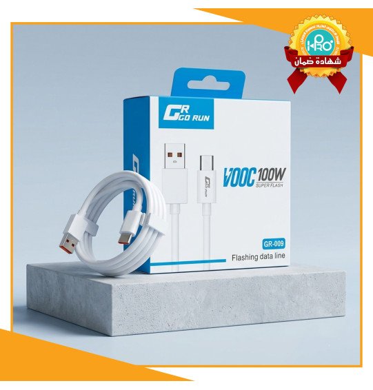 كابل تايب سى اضلى شركة 100 وات سوبر فوك GO RUN GR-009