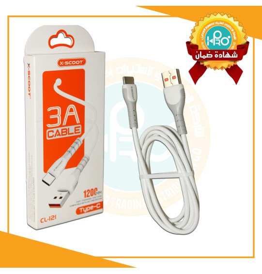 كابل تايب سى اصلى شركة 3 امبير X-SCOOT CL-121