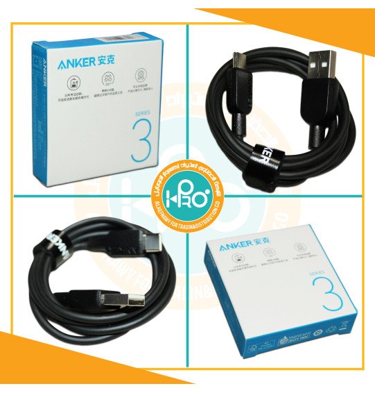 كابل تايب سى ANKER SERIES 3 MODEL : A18A1613