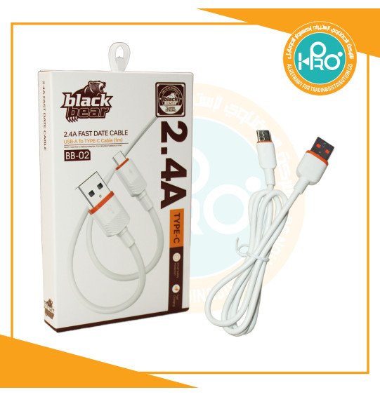 كابل تايب سى اصلى شركة BLACK BEAR BB-02