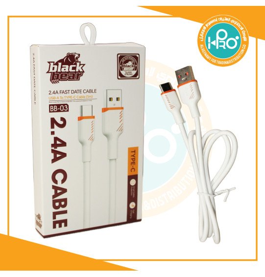 كابل تايب سى اصلى شركة BLACK BEAR BB-03