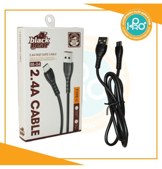 كابل تايب سى اصلى شركة BLACK BEAR BB-04
