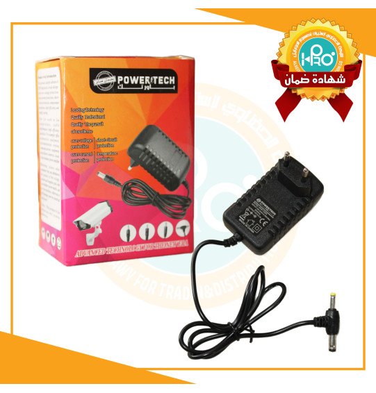 ادبتر 12 فولت - 2 امبير POWER TECH مخرجين
