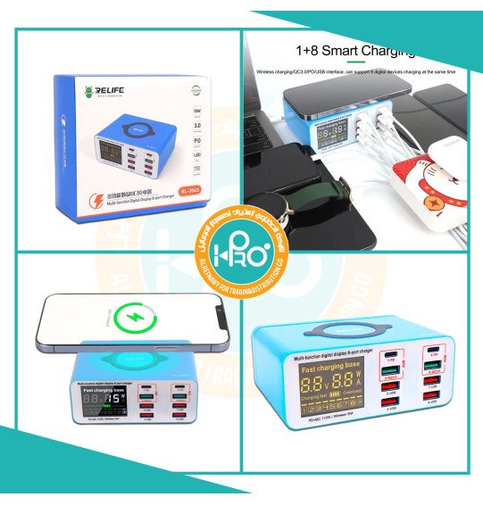 تستر شحن اصلى شركة RELIFE RL-304S