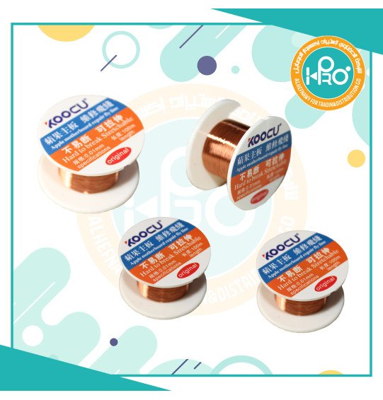 سلك بريدج معزول اصلى شركة KOOCU 0.01MM    