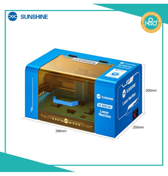 ماكينة ليزر ازالة ظهر الايفون اصلية شركة SUNSHINE SS-890B MINI    