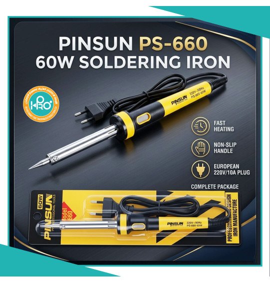 مكوة لحام 60 وات PINSUN MODEL : 660