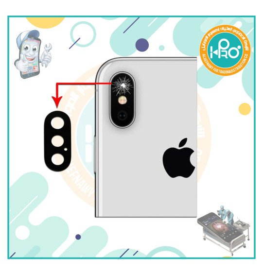 عدسه كاميرا IPHONE X   