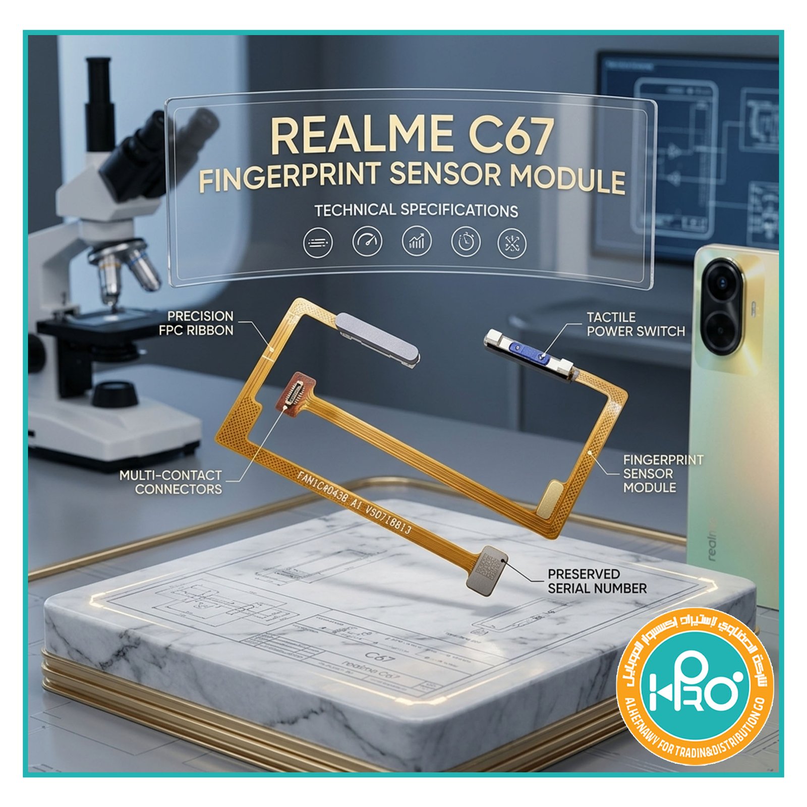 بصمة REALME C67