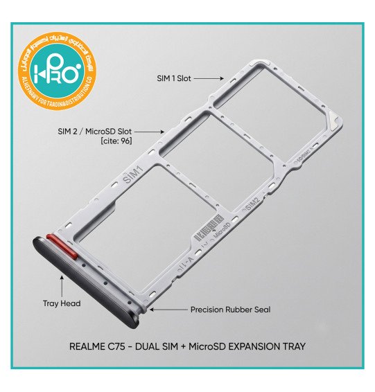 درج خط  REALME C75