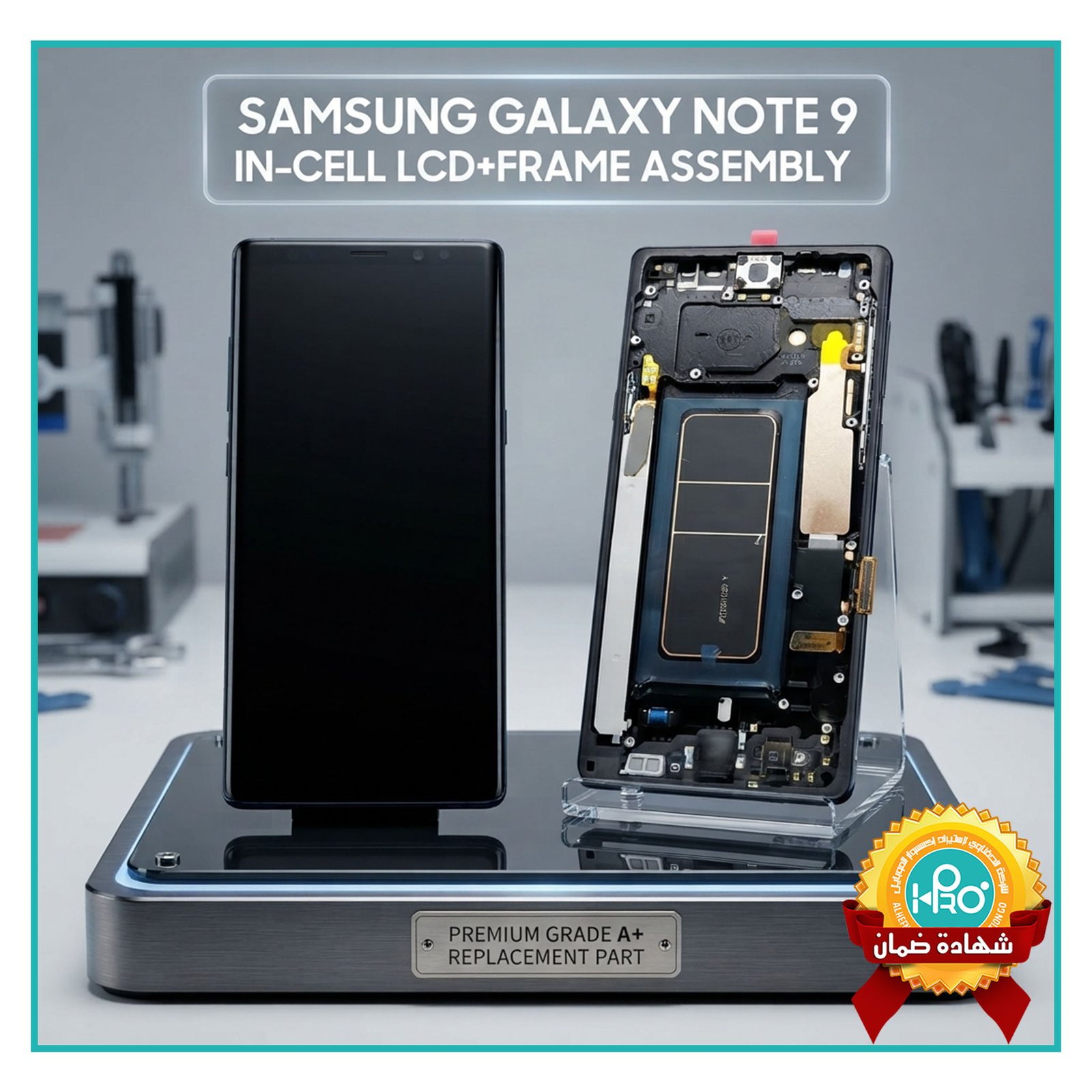 شاشة سامسونج (NOTE 9 (INCELL+ FRAME