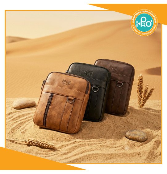 شنطة جلد كروس JEEP   