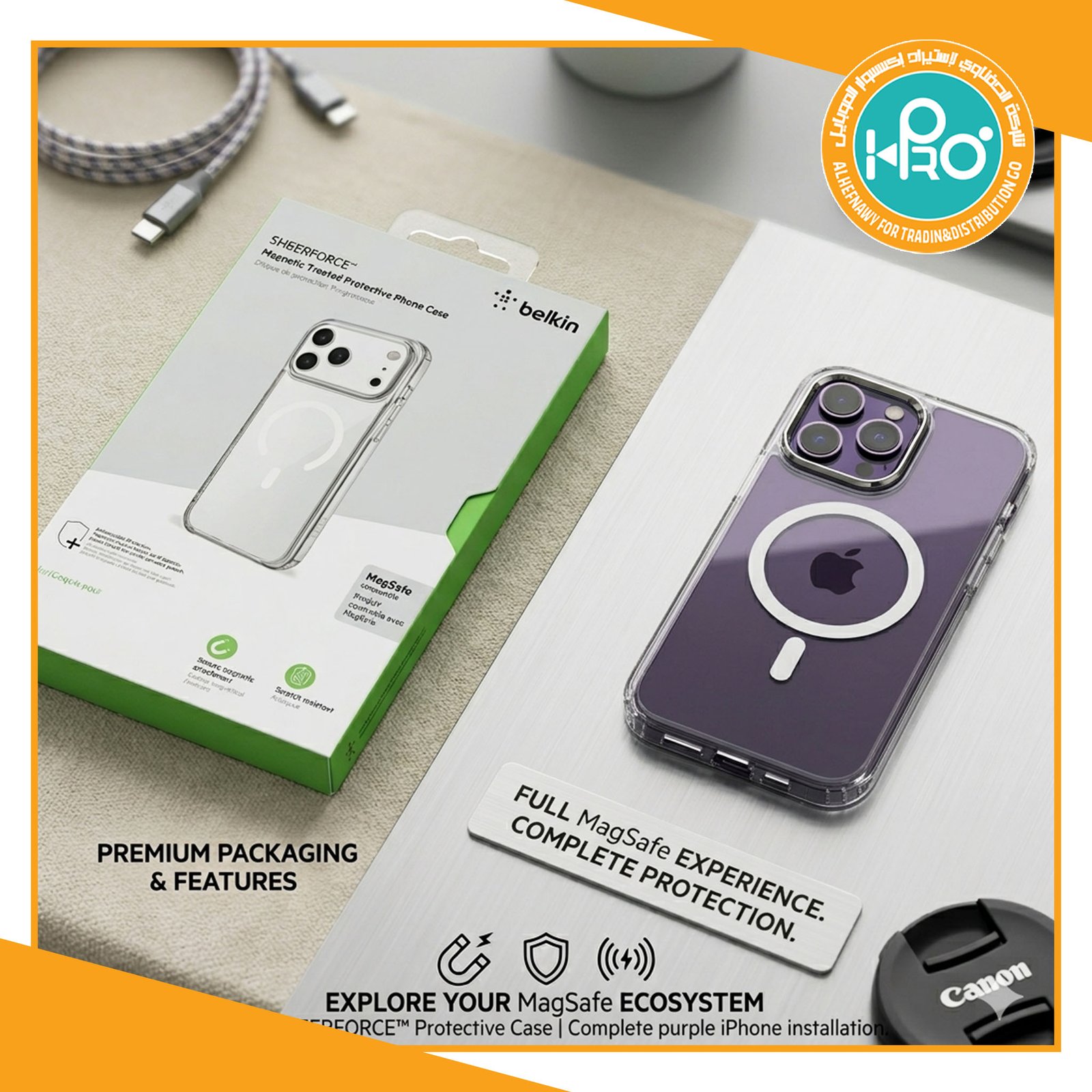 جراب ايفون BELKIN اصلى (فري)