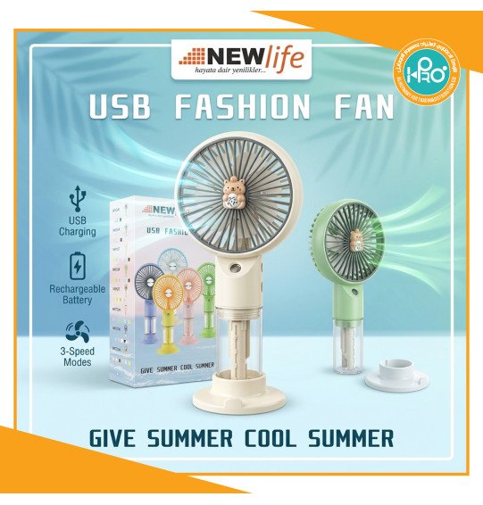 مروحة شخصية + فواحة NEW LIFE - ITEM NO : HX 12-5