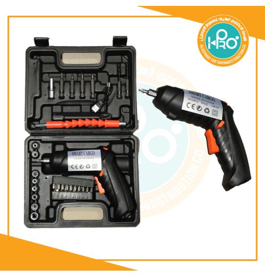 طقم شنطة شنيور ربط مسامير يعمل بالشحن  