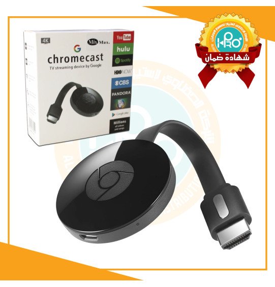 قطعة تحويل شاشات التلفزيون الى سمارتCHROME CAST 4K 