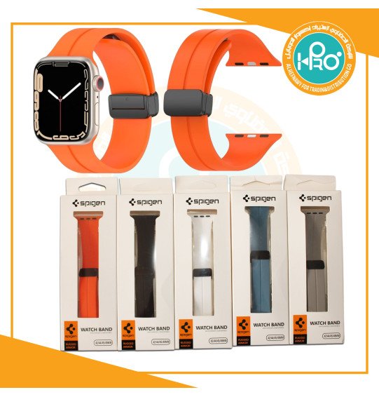 استيك ساعه كلبس مجنتك SPIGEN مقاس L 42/44/45/49MM
