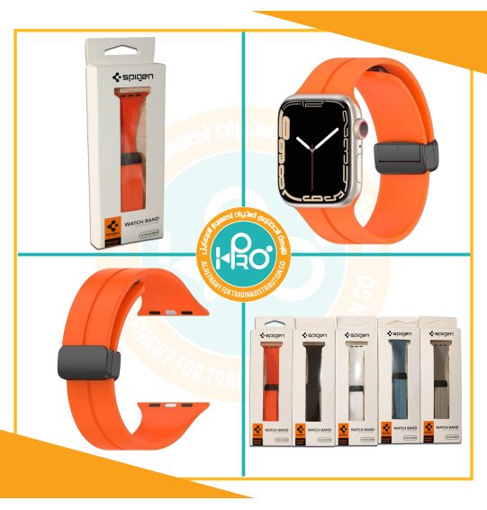 استيك ساعه كلبس مجنتك SPIGEN مقاس L 42/44/45/49MM