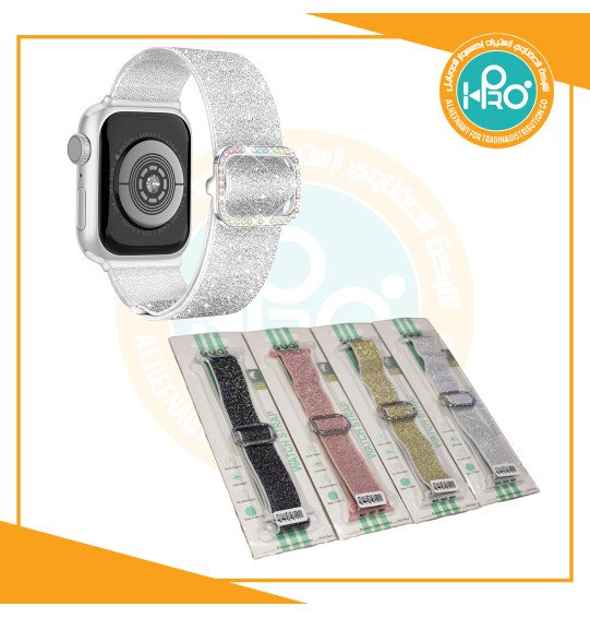 استيك ساعة حريمى استراس GUOI 42/44/45/49