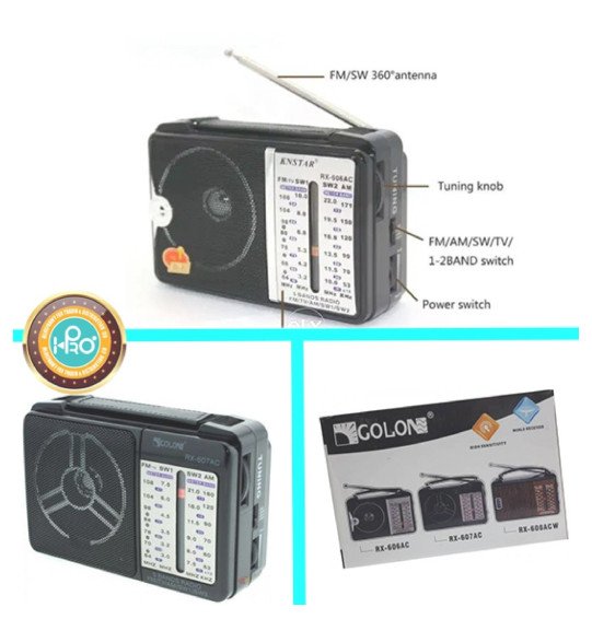 راديو GOLON 606/607/608                                                                       
