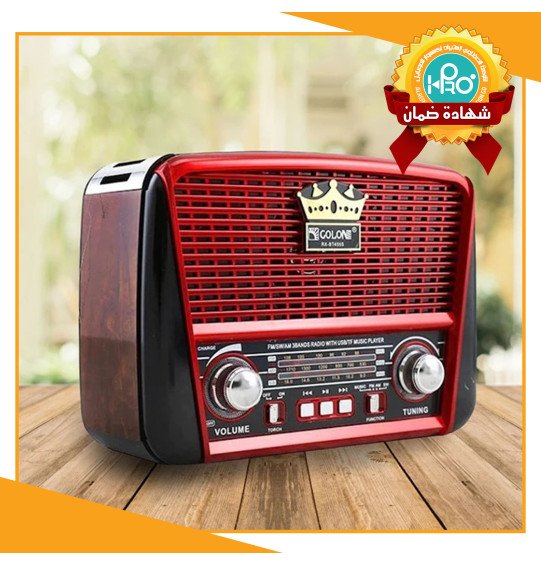 راديو + صب انتيكا  مخرج فلاشة وكارت ميمورى شحن وكهرباء مباشر GOLON RX-455